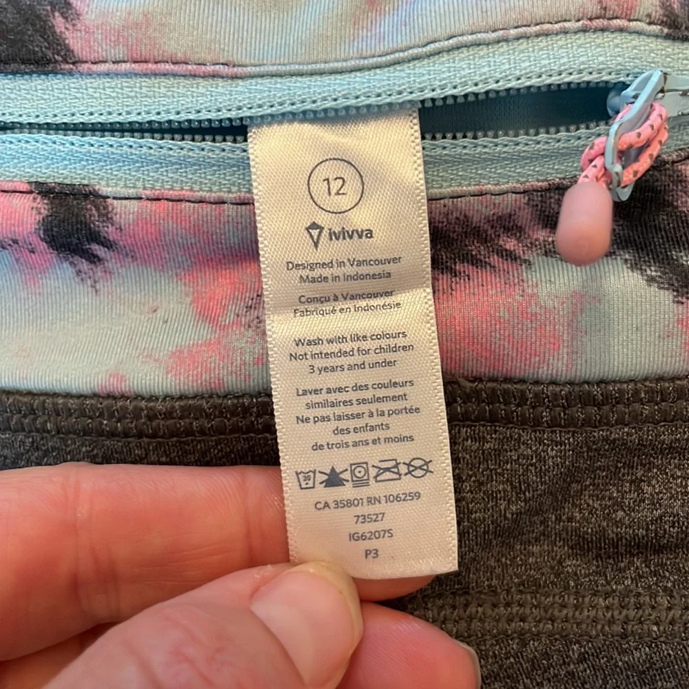 Ivivva Size 12 Crop Legging Bundle - Picture 7 of 9